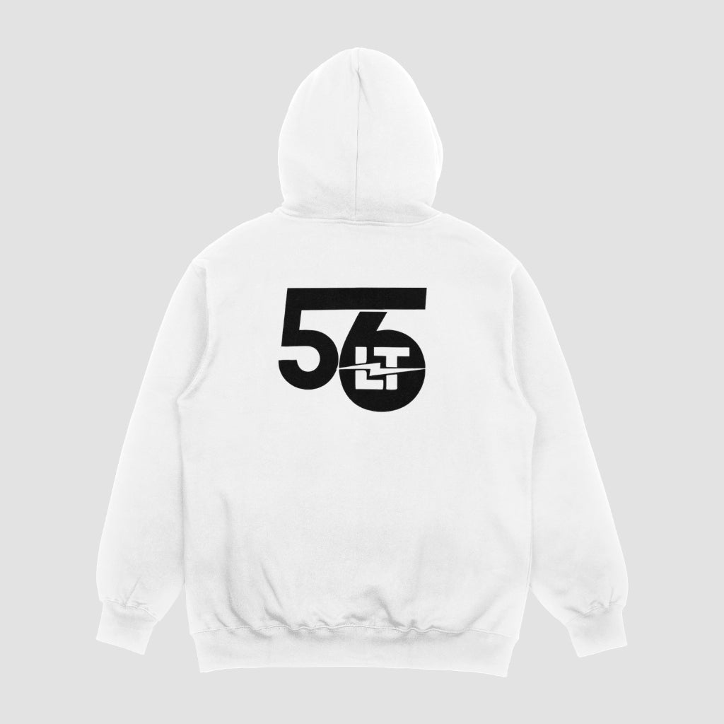 LT56 WHITE/BLACK Hoodie